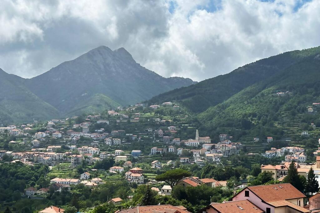 Widok na góry z tego domu wakacyjnego