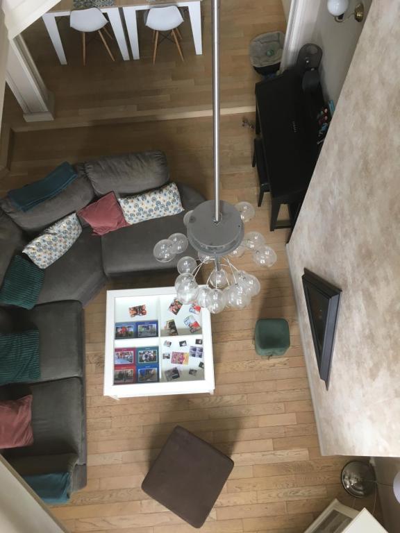 Posezení v ubytování La chambre de Mathilde