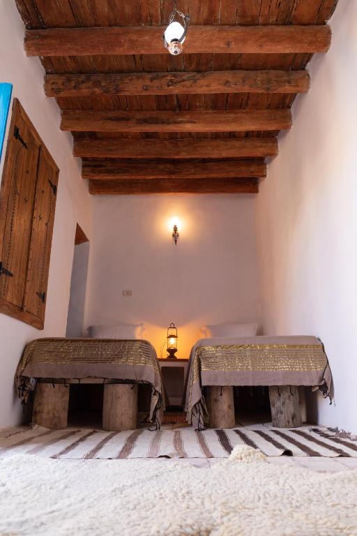 Posezení v ubytování Riad Dar Maya