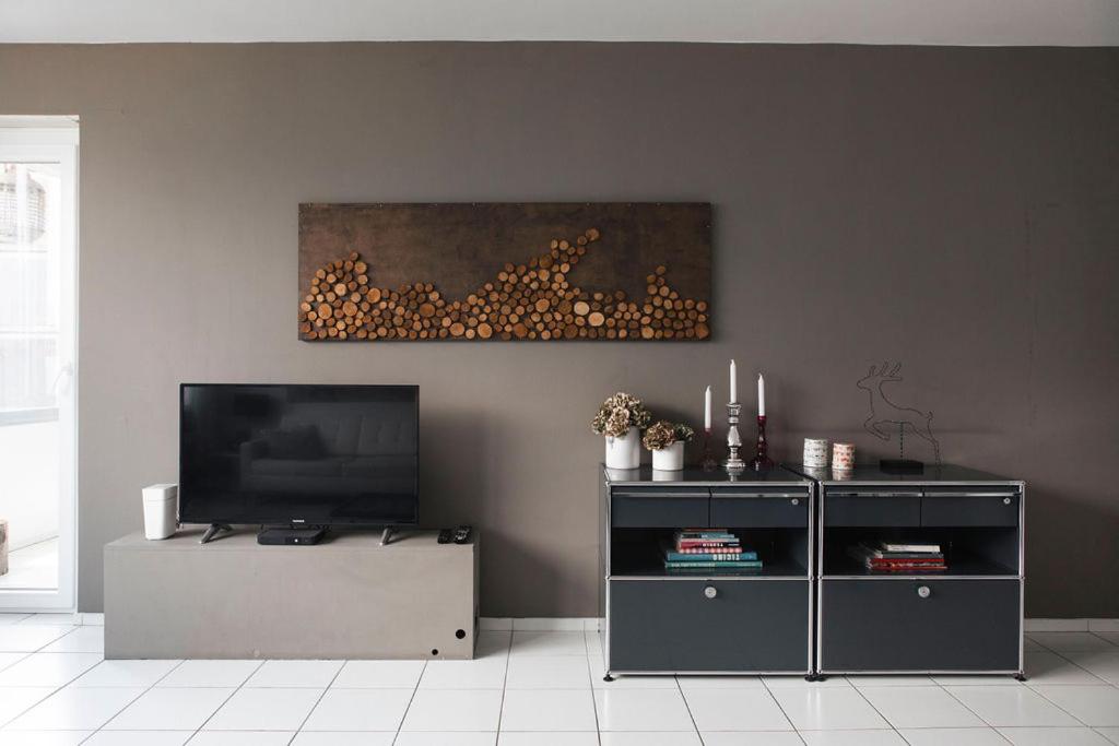 TV a/nebo společenská místnost v ubytování Casa Isabella App 2403