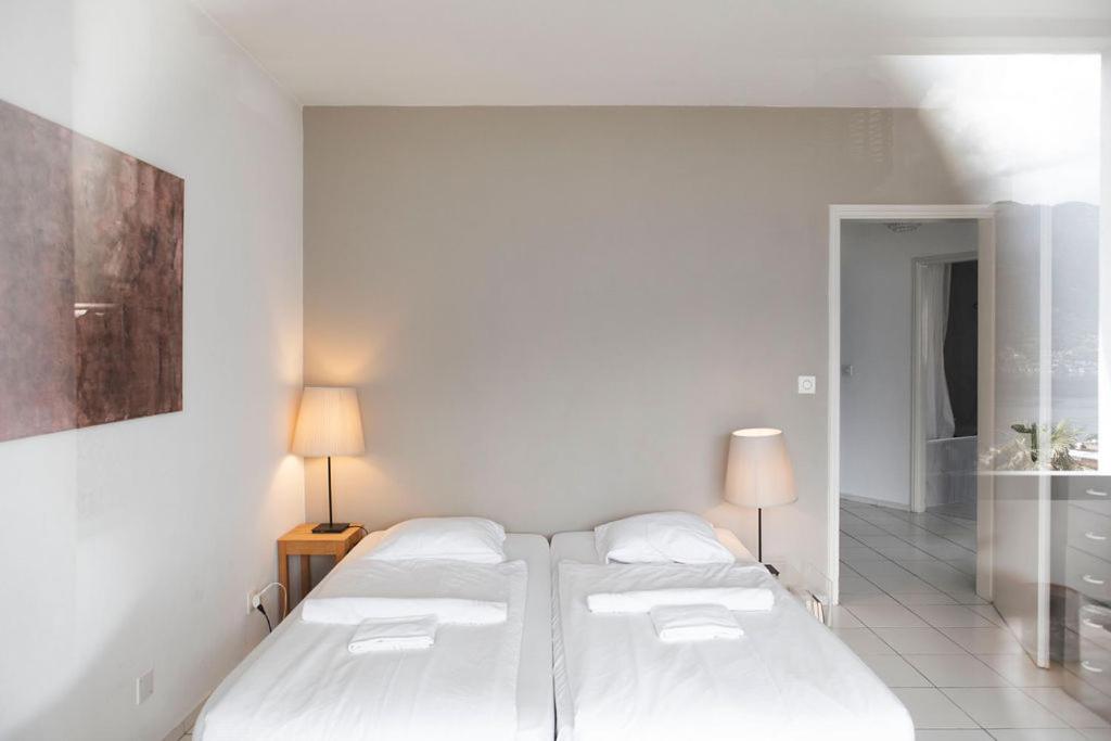 Postel nebo postele na pokoji v ubytování Casa Isabella App 2403