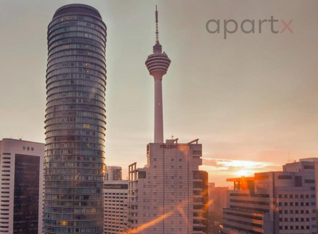 Nespecifikovaný výhled na destinaci Kuala Lumpur nebo výhled na město při pohledu z apartmánu