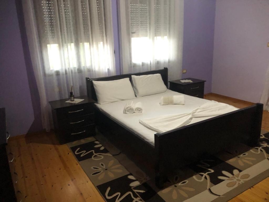 Postel nebo postele na pokoji v ubytování Villa Orhan Lazarat