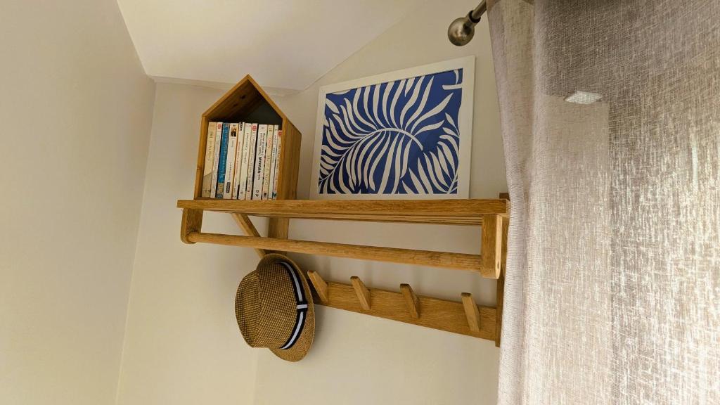 Knihovna v bed and breakfast