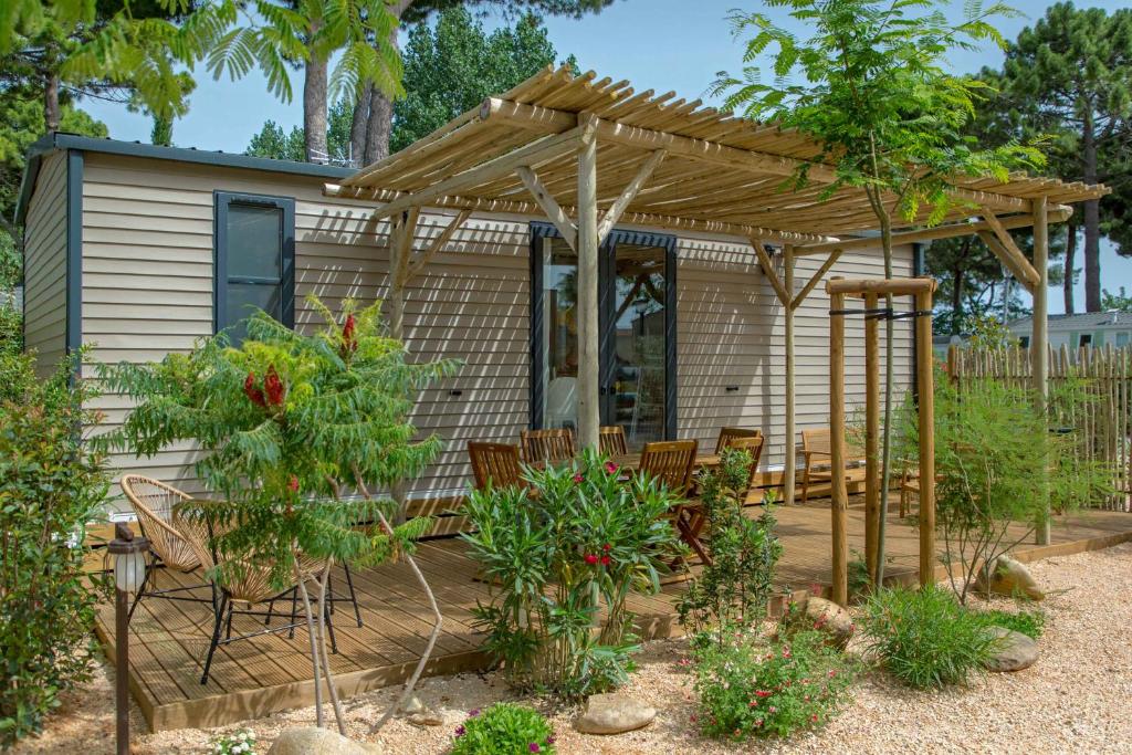 Zahrada ubytování Camping Les Jardins d Agathe