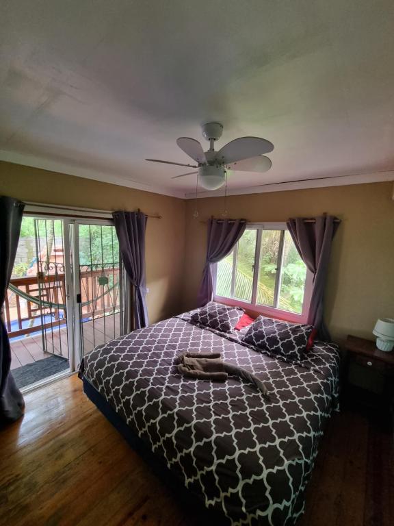 Roatan Backpackers' Hostel - Tweepersoonskamer Met Eigen Badkamer