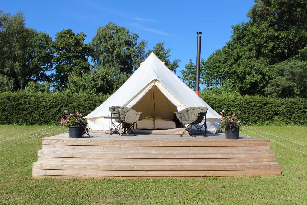 Zahrada ubytování Saadjärve Glämping