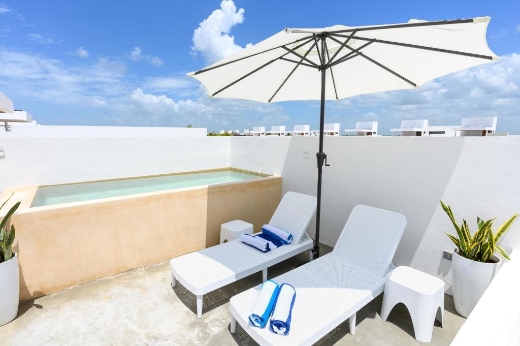 Balkón nebo terasa v ubytování Casa Nirvana - Puerto Arrecife