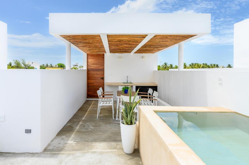 Bazén v ubytování Casa Nirvana - Puerto Arrecife nebo v jeho okolí
