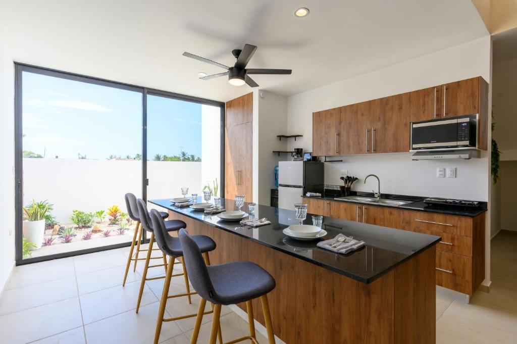 Kuchyň nebo kuchyňský kout v ubytování Casa Nirvana - Puerto Arrecife