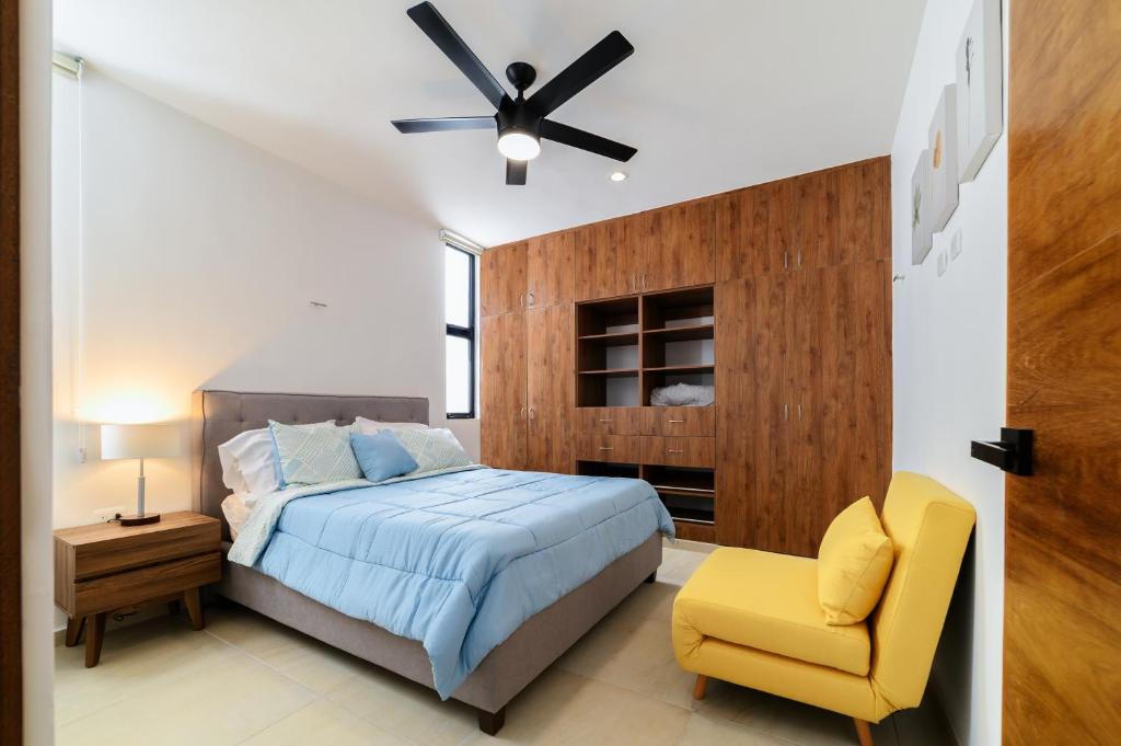 Postel nebo postele na pokoji v ubytování Casa Nirvana - Puerto Arrecife