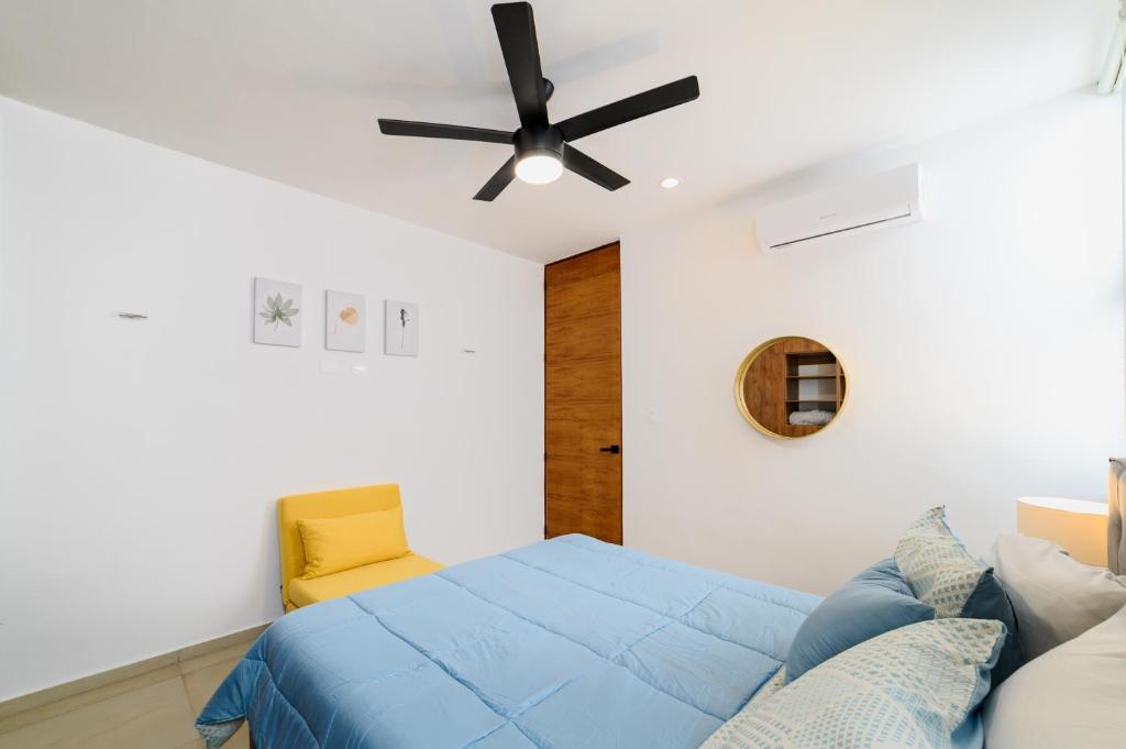 Postel nebo postele na pokoji v ubytování Casa Nirvana - Puerto Arrecife
