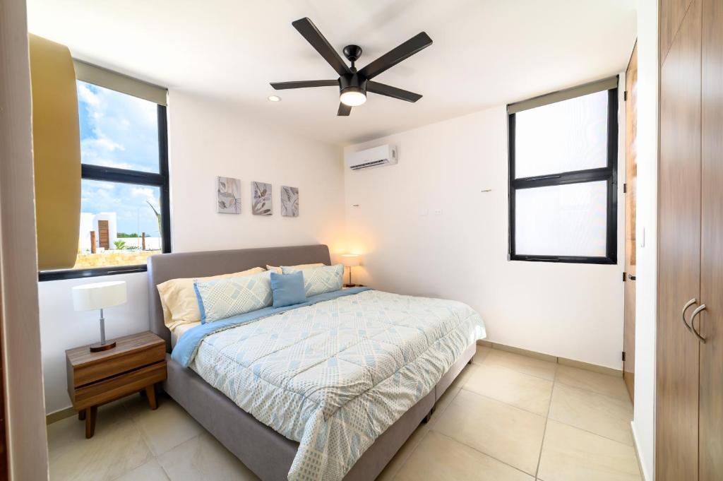 Postel nebo postele na pokoji v ubytování Casa Nirvana - Puerto Arrecife
