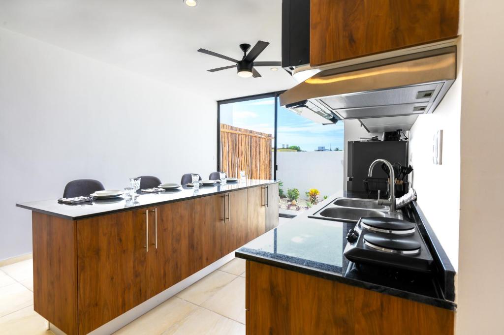 Kuchyň nebo kuchyňský kout v ubytování Casa Nirvana - Puerto Arrecife