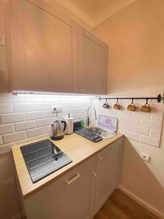 Kuchyň nebo kuchyňský kout v ubytování Apartment 42 - City Center