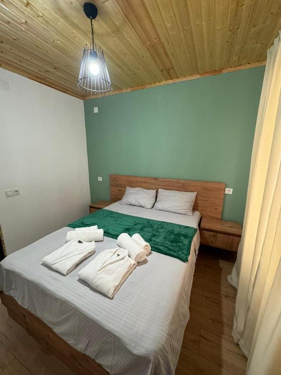 Postel nebo postele na pokoji v ubytování Cottage space