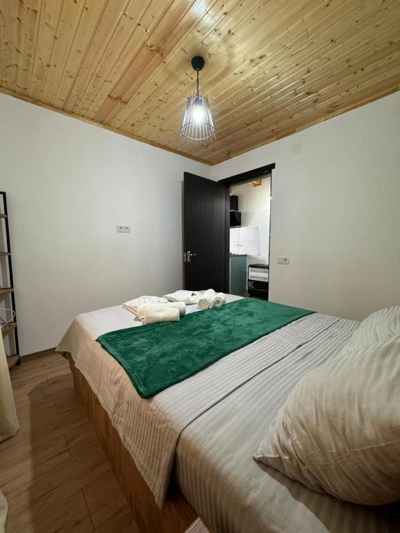 Postel nebo postele na pokoji v ubytování Cottage space
