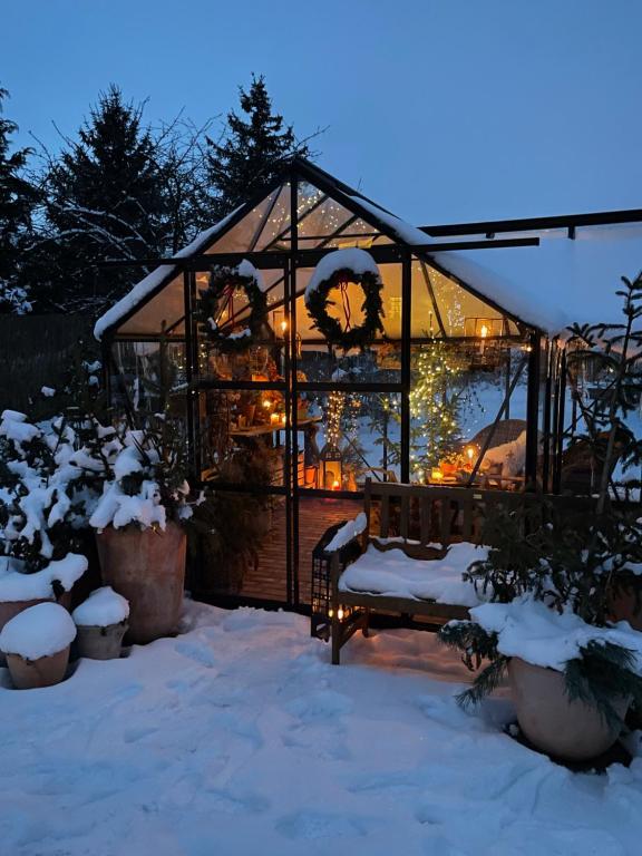 OrchardHouse Farmhouse, wellness v zimě