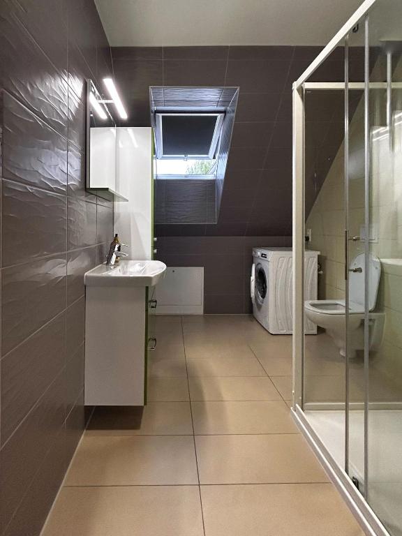 Koupelna v ubytování Modern Appartement