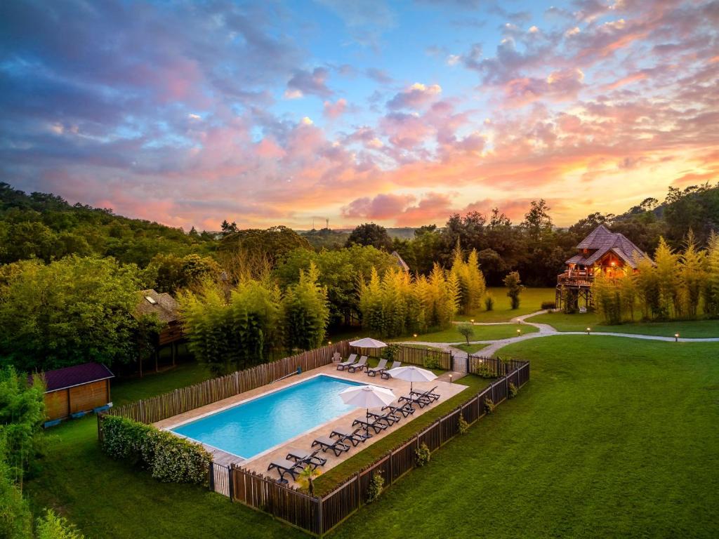 Domaine de Campagnac - Spa & Sauna - Chalet De Dos Habitaciones