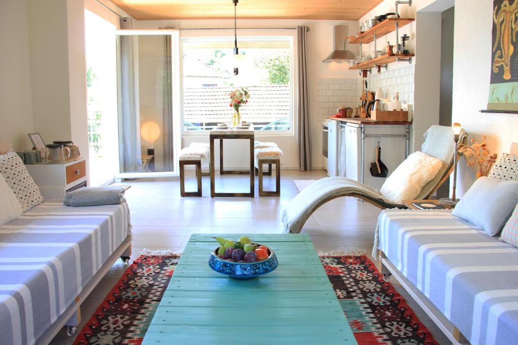 Χώρος καθιστικού στο Apartment Pirol: Dorf Hideaway Gornja Breza