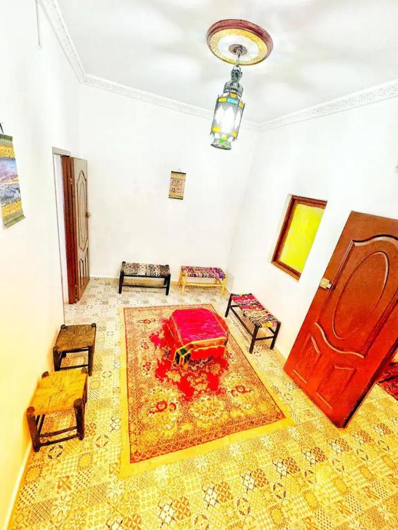 Postel nebo postele na pokoji v ubytování Hostel Tanger Medina