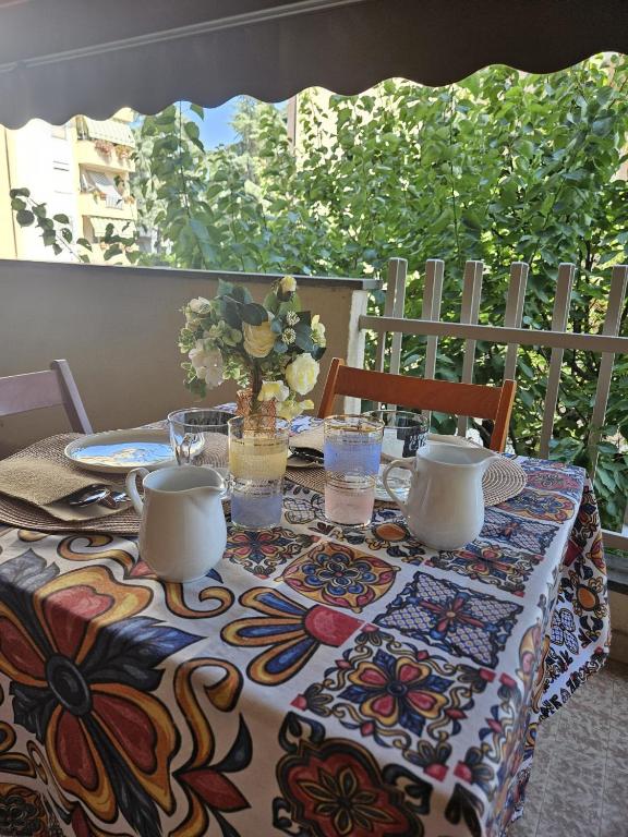 Balkón nebo terasa v ubytování Bed and Breakfast Nikari