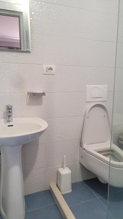 Koupelna v ubytování Hotel Ceka
