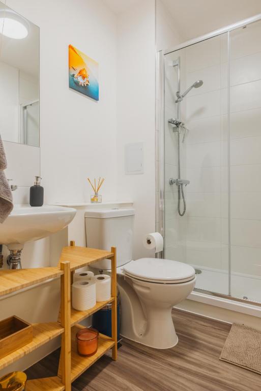 Koupelna v ubytování Brixton Village Flat- Private En-suite double bedroom