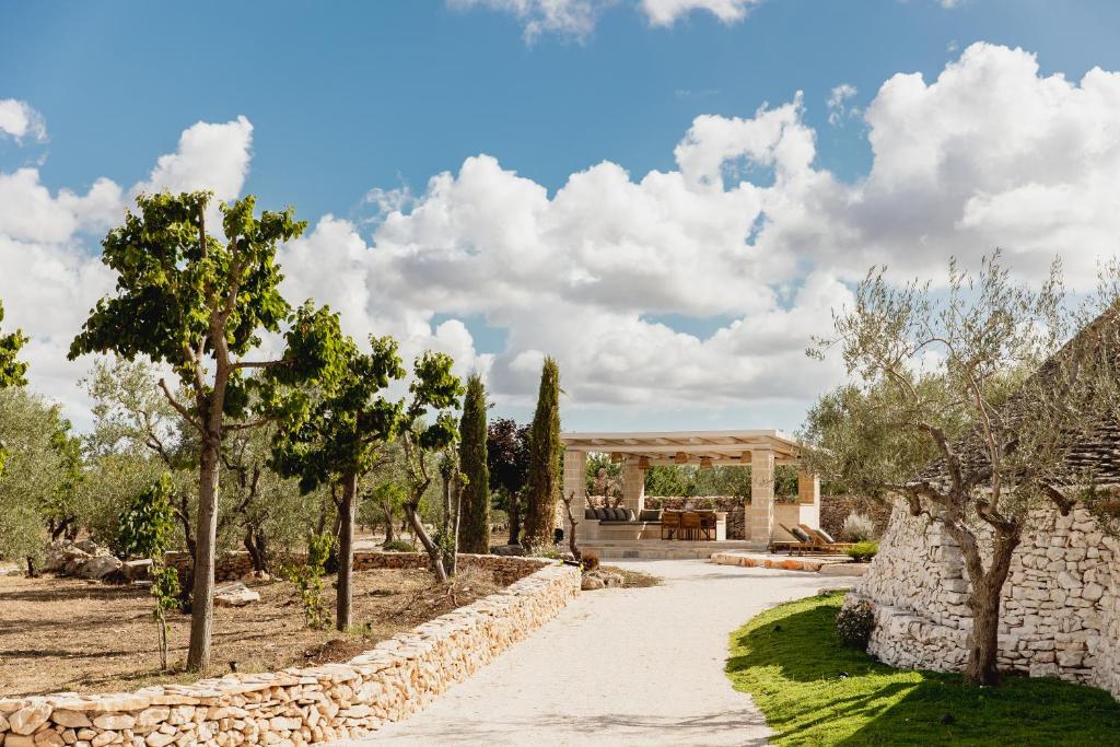 Zahrada ubytování Trullo Amiura B&B