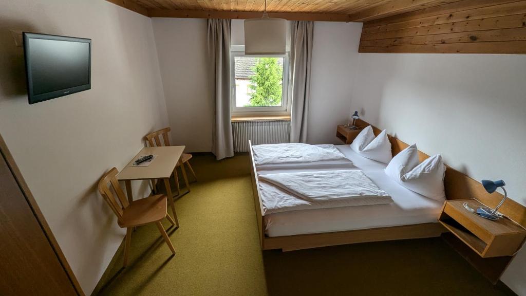 Postel nebo postele na pokoji v ubytování Garni Diamant