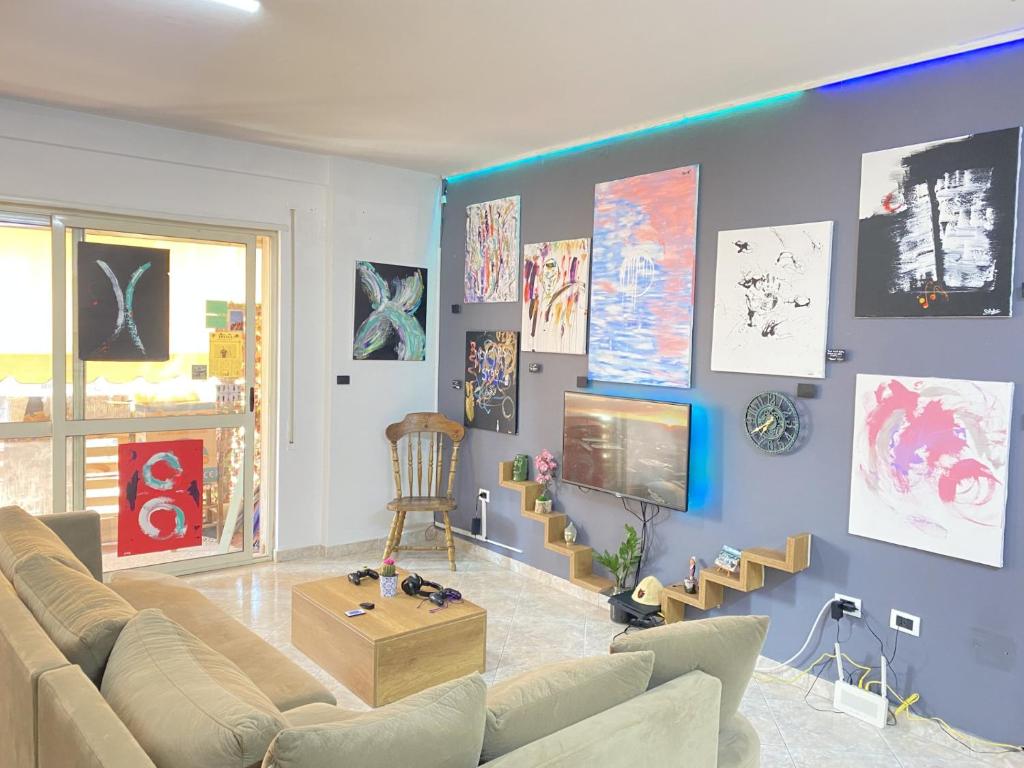 Posezení v ubytování Maison D’artiste