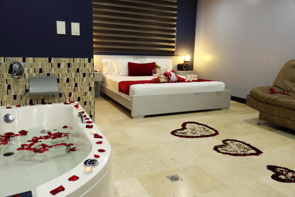 Posezení v ubytování Hotel Lleras 10