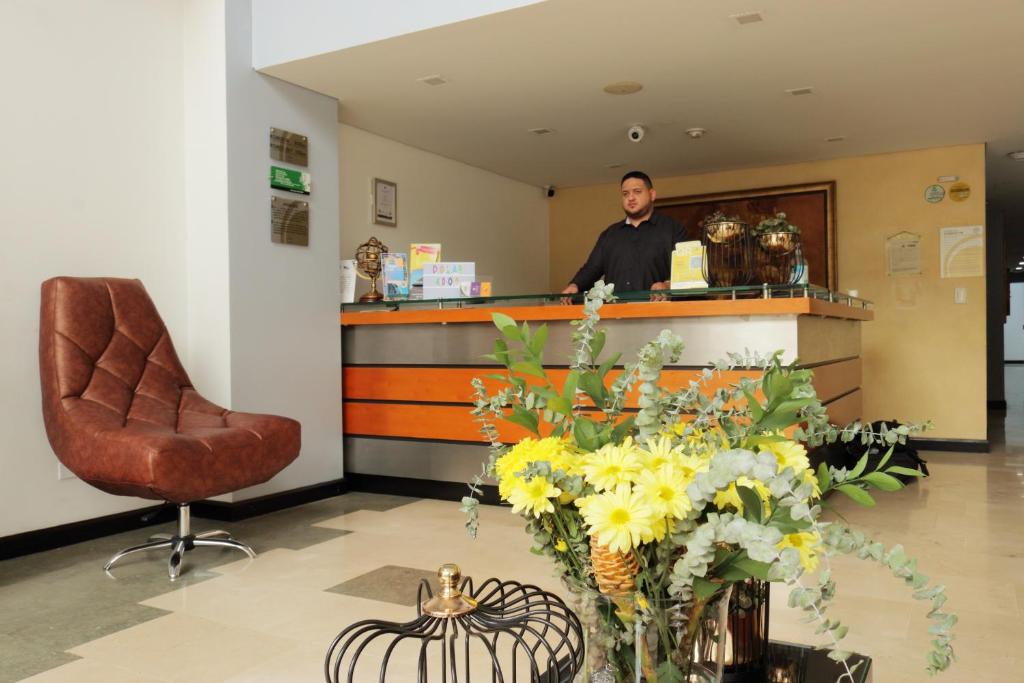 Vstupní hala nebo recepce v ubytování Hotel Lleras 10