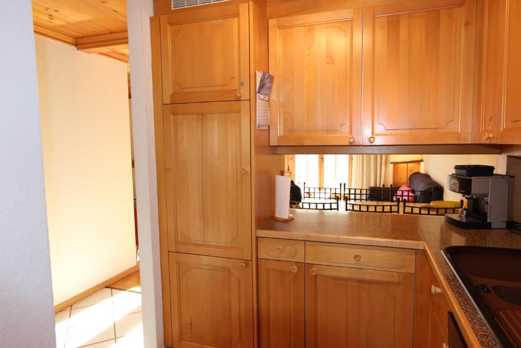 Kuchyň nebo kuchyňský kout v ubytování Forêt C13