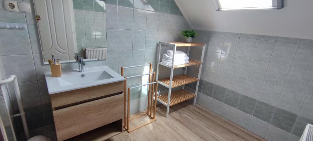 Koupelna v ubytování Nova Suites