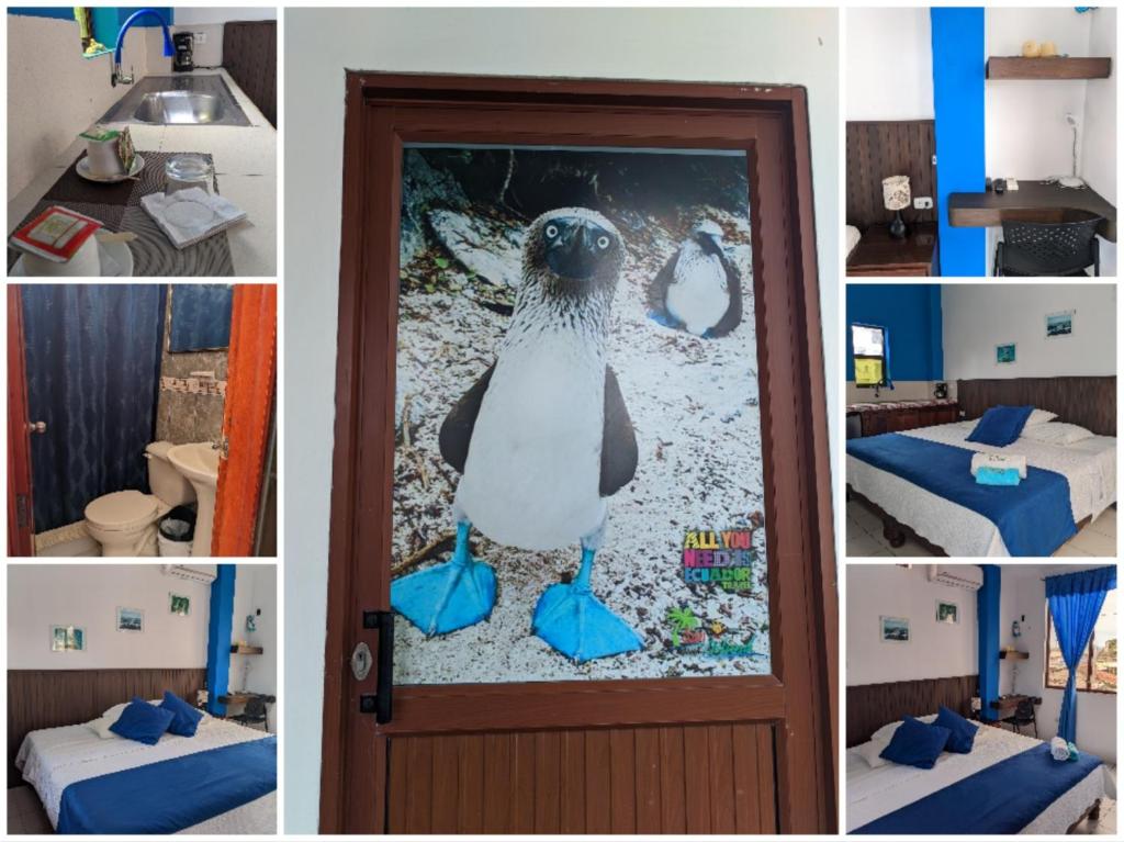 Postel nebo postele na pokoji v ubytování Sun Island