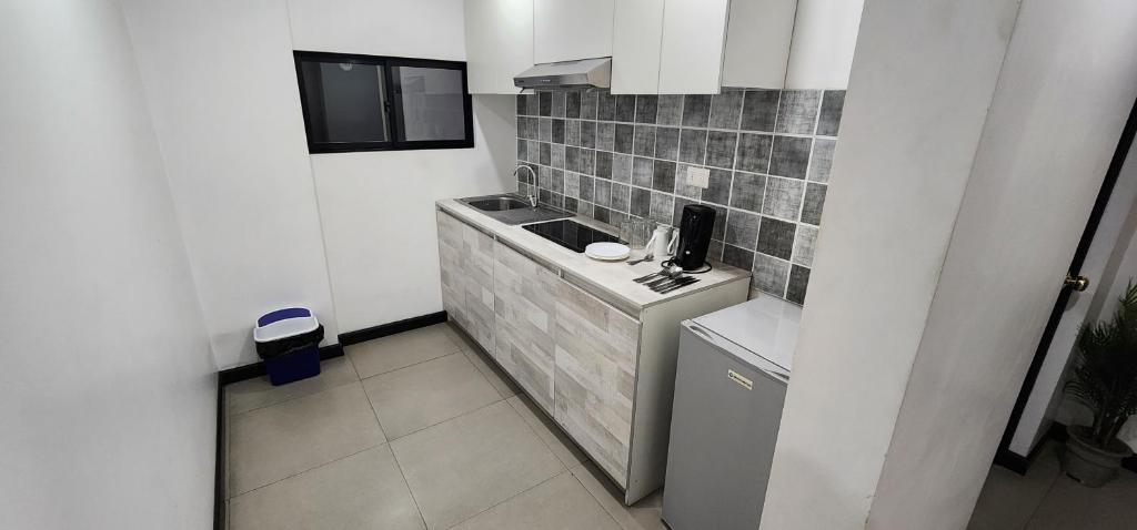 Kuchyň nebo kuchyňský kout v ubytování Apart Hotel Osaka 4 Personas