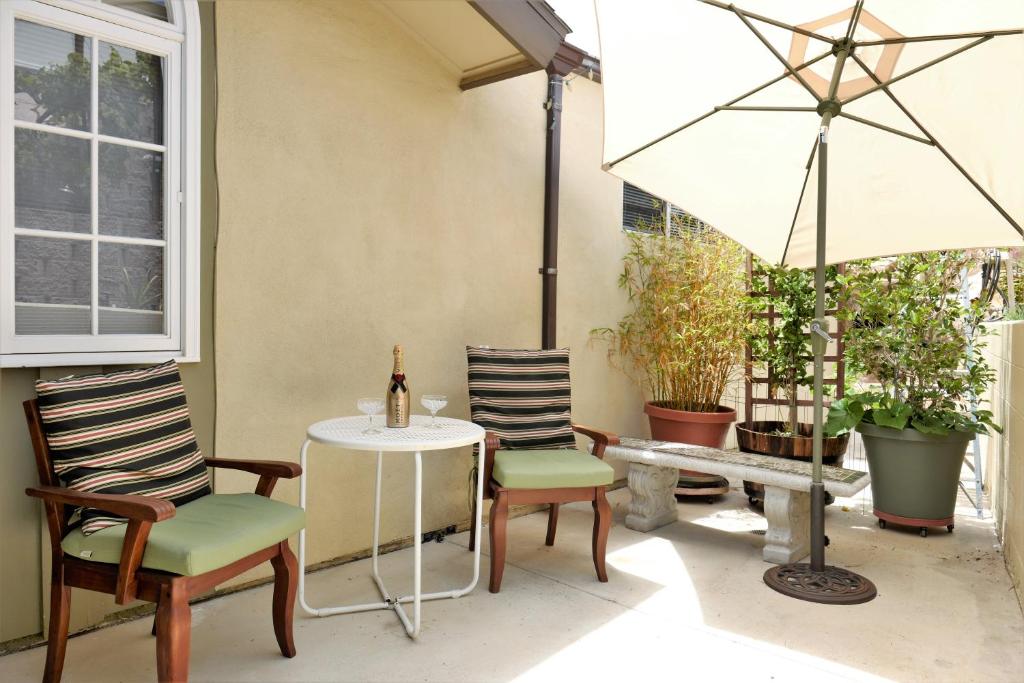 Patio nebo venkovní prostory v ubytování PRIVATE La Jolla Guest Suite