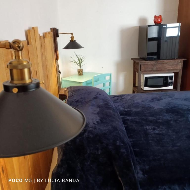 TV a/nebo společenská místnost v ubytování Espacio rústico
