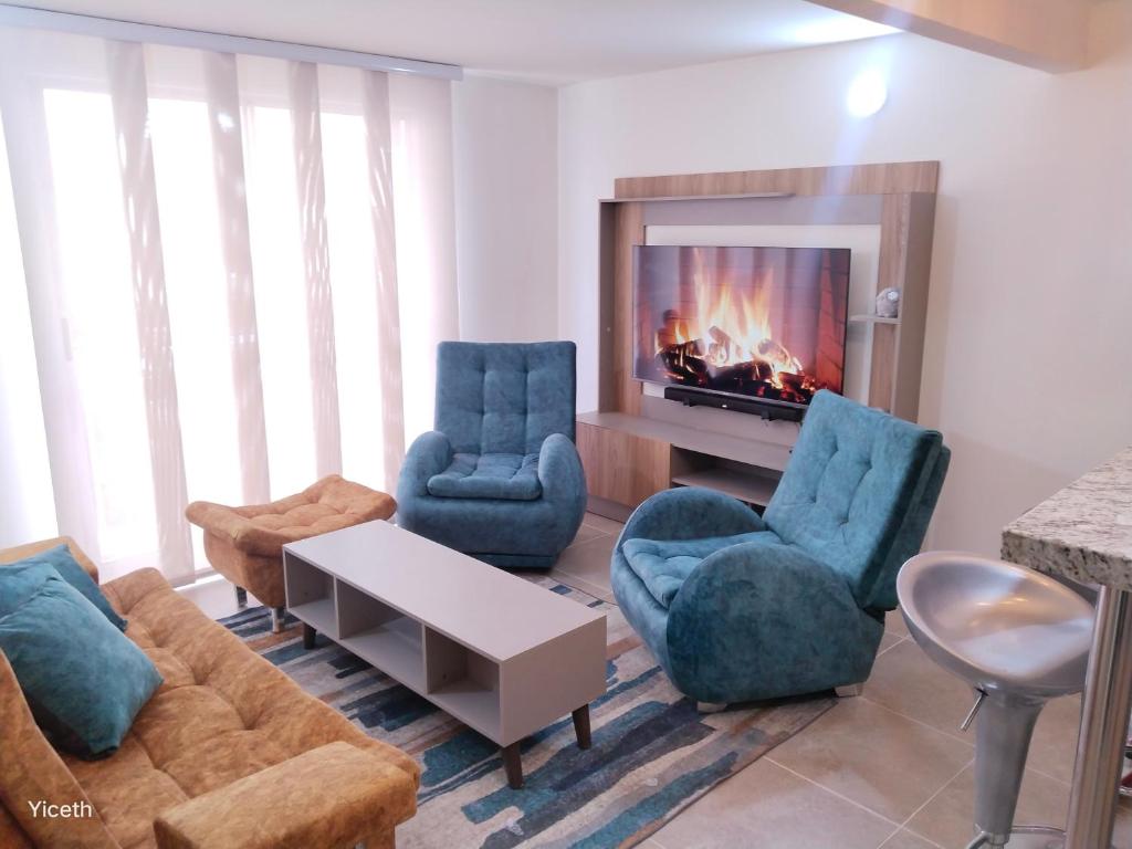 Posezení v ubytování T7 Apartamento nuevo en Neiva