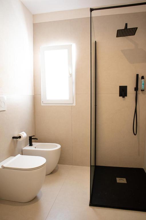Koupelna v ubytování Suites Mediterranèè