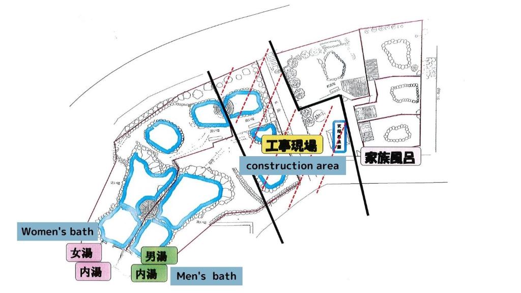 Půdorys ubytování Watarase Onsen Hotel Sasayuri
