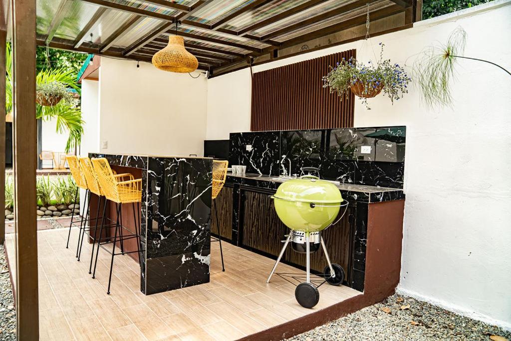 Posezení v ubytování Villas y Casa Dìwö - Puerto Viejo