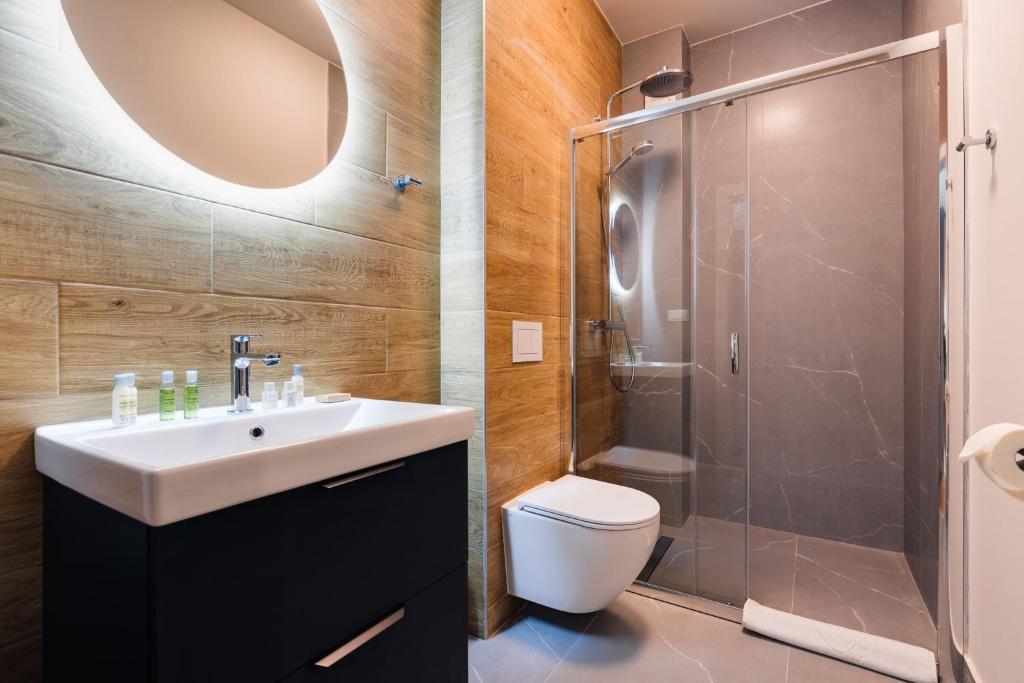 Koupelna v ubytování Syndicate Lodging Aparthotel