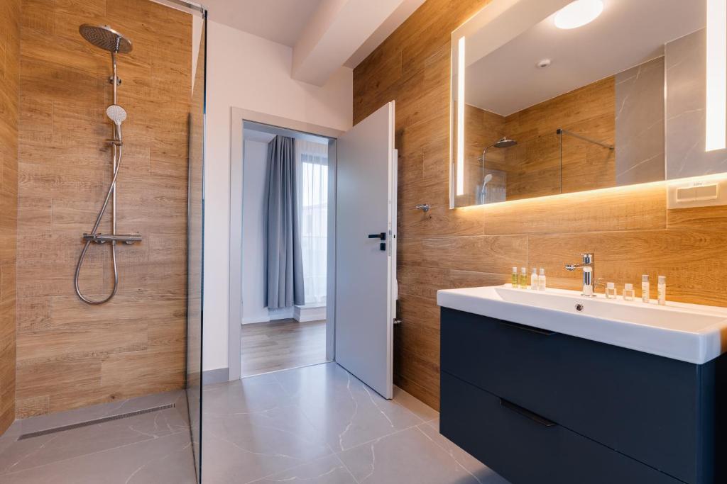 Koupelna v ubytování Syndicate Lodging Aparthotel
