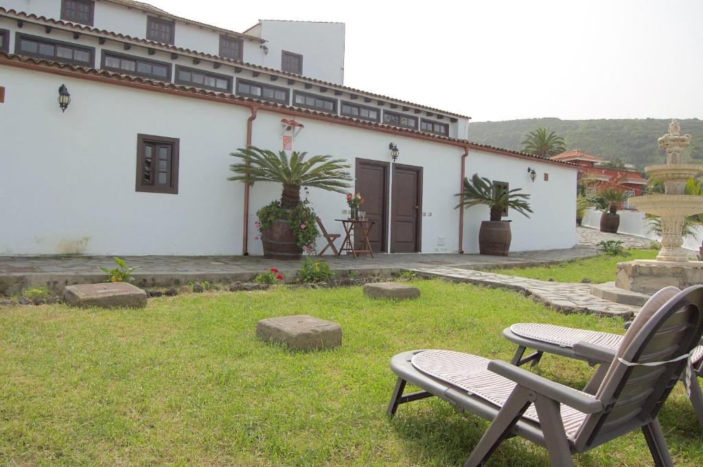 Jardin de l'établissement Hotel Rural Finca La Hacienda