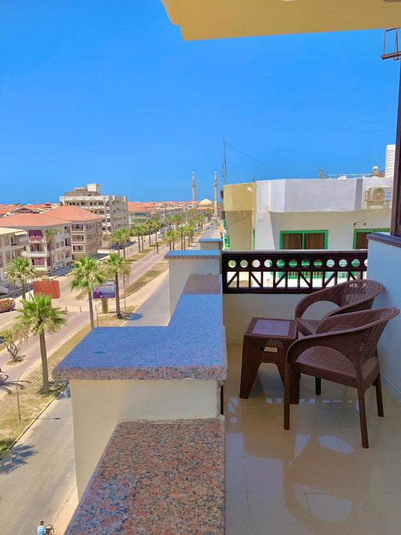 Balkón nebo terasa v ubytování Teba Hotel Ras Elbar