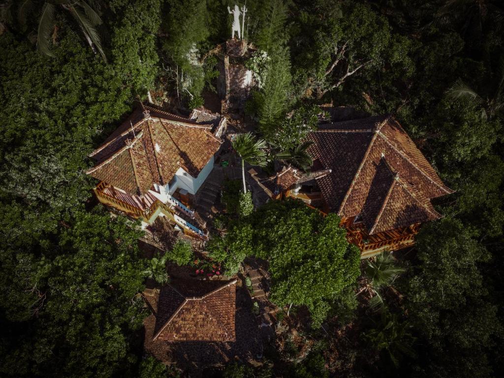 Vaade majutusasutusele Kailash Lodge linnulennult