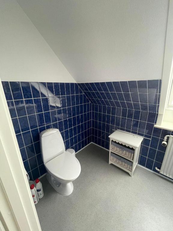 Koupelna v ubytování Rødkælkevej's B&B